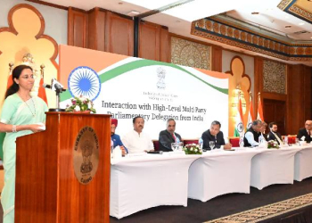 Indian Delegation Interacts