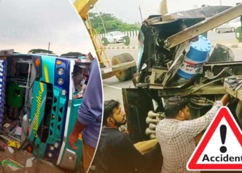Bus Overturns