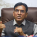 New Delhi: Union Minister of Youth Affairs and Sports Dr. Mansukh Mandaviya addresses a press conference at the SAI Head Office, in New Delhi on Monday, July 14, 2025. (Photo: IANS/Qamar Sibtain)
