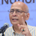 New Delhi: Congress leader and senior advocate Abhishek Manu Singhvi addresses a press conference in New Delhi, Saturday, July 12, 2025. (IANS/Premnath Pandey)