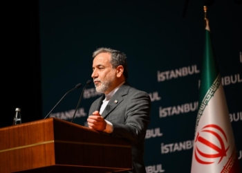 (250622) -- ISTANBUL, June 22, 2025 (Xinhua) -- Iranian Foreign Minister Seyed Abbas Araghchi holds a press conference in Istanbul, T¨¹rkiye, June 22, 2025. Iran condemned in the strongest terms the U.S. "brutal" military aggression against Iran's peaceful nuclear facilities, said Iranian Foreign Minister Seyed Abbas Araghchi on Sunday in a press conference in Istanbul. (Xinhua/Liu Lei)