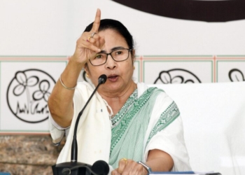 Kolkata: West Bengal Chief Minister Mamata Banerjee addresses party workers via video conference, as CBI summons TMC general secretary Abhishek Banerjee,in Kolkata, Friday, May 19, 2023. (Photo: IANS)