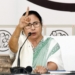 Kolkata: West Bengal Chief Minister Mamata Banerjee addresses party workers via video conference, as CBI summons TMC general secretary Abhishek Banerjee,in Kolkata, Friday, May 19, 2023. (Photo: IANS)