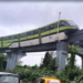 Mumbai: A view of a monorail train stuck on the line near Mysore Colony station due to a power supply issue, in Mumbai on Tuesday, Aug 19, 2025. (Photo: IANS/Video Grab)