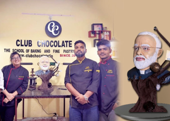 Chocolate Statue Of PM Modi