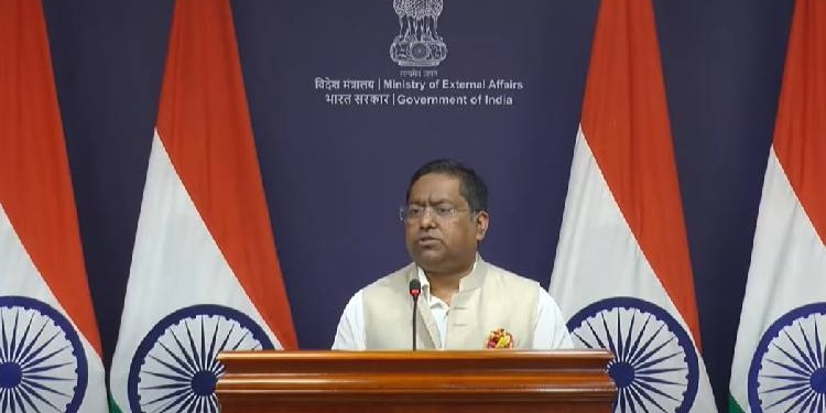 MEA spokesperson Randhir Jaiswal