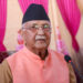 Kathmandu: Nepal Communist Party (UML) Chairman and former Prime Minister KP Sharma Oli during a program organized by Youth Association Nepal in Gundu, Bhaktapur, Saturday, September 27, 2025. (IANS)