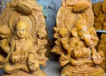 Ganesha And Lakshmi Idols