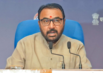 New Delhi: Union Minister Prataprao Jadhav addresses the curtain-raiser press conference for the International Day of Yoga (IDY) 2025, marking 10 years of global yoga celebrations, at the National Media Centre in New Delhi on Thursday, June 12, 2025. (Photo: IANS/PIB)