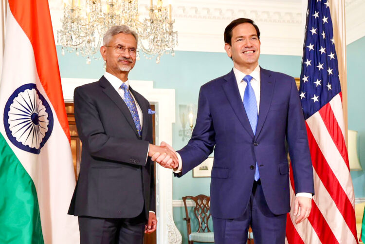 Washington, DC: External Affairs Minister Dr. S. Jaishankar meets United States Secretary of State Marco Rubio on the sidelines of Quad Foreign Ministers Meet in Washington, DC, Wednesday, July 02, 2025. (Photo: X/@DrSJaishankar)