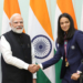 New Delhi: Prime Minister Narendra Modi greets cricketer Pratika Rawal during the meeting with the Indian women’s cricket team, champions of the ICC Women’s World Cup 2025, at his residence on Lok Kalyan Marg in New Delhi on Wednesday, November 5, 2025. (Photo: IANS/PMO)