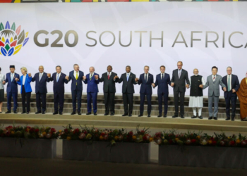 PM in a family photo with World leaders on the sidelines of the 20th G20 Leaders Summit in Johannesburg, South Africa on November 22, 2025.
