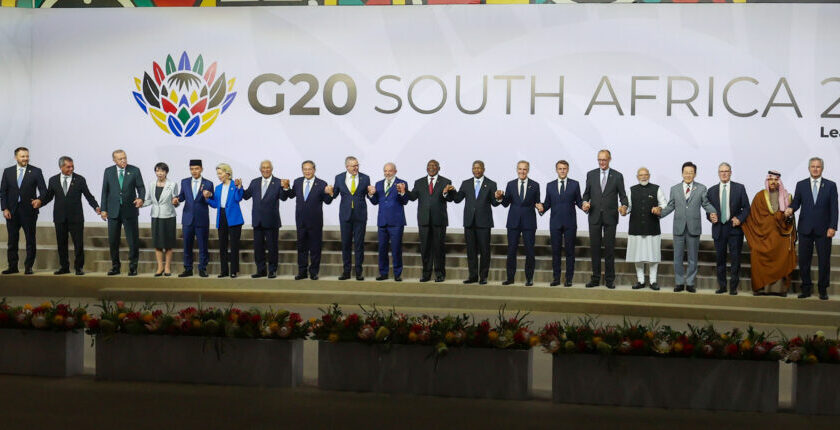 PM in a family photo with World leaders on the sidelines of the 20th G20 Leaders Summit in Johannesburg, South Africa on November 22, 2025.