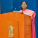 New Delhi: President Droupadi Murmu addresses the Constitution Day celebrations organized by the Supreme Court of India, in New Delhi, Wednesday, November 26, 2025. (IANS/X/@rashtrapatibhvn)