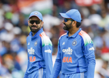 Sydney: India's Virat Kohli and Rohit Sharma during the third ODI cricket match between India and Australia at the Sydney Cricket Ground, in Sydney, on Saturday, October 25, 2025. (Photo: IANS)