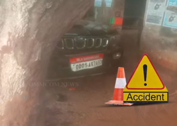 BJP MLA's Vehicle Hits
