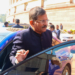 New Delhi: Union Minister Pralhad Joshi arrives at the Parliament House premises in a hydrogen-fuelled car during the Winter Session of Parliament, in New Delhi on Thursday, December 11, 2025. (Photo: IANS/Prem Nath Pandey)
