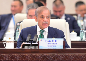Tianjin: Pakistan Prime Minister Shehbaz Sharif speaks at the Shanghai Cooperation Organisation (SCO) Summit in Tianjin, China, Monday, September 01, 2025. (Photo: IANS/PMO)