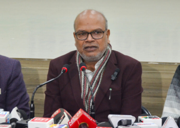 Patna: Congress state president Rajesh Ram addresses a press conference, in Patna district of Bihar, Monday, January 5, 2026. (IANS)