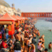 Haridwar: Devotees gather to take a holy dip in the Ganga on the occasion of Mauni Amavasya at Har Ki Pauri, in Haridwar, on Sunday, January 18, 2026. (Photo: IANS)