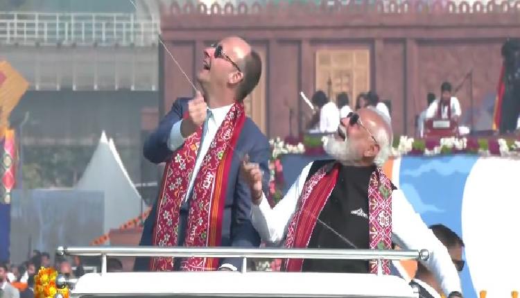PM Modi, German Chancellor Merz Share Festive Moments At International Kite Festival