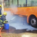 Ama Bus Catches Fire