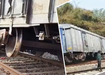 Freight Train Derails