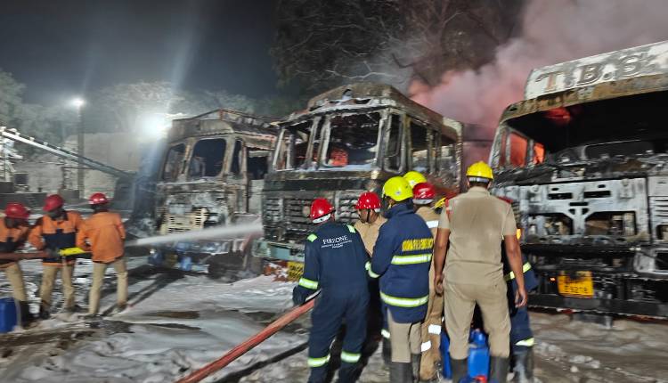 Fuel Tankers Catch Fire