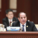 BEIJING, April 27, 2019 (Xinhua) -- Egyptian President Abdel-Fattah al-Sisi speaks at the leaders' roundtable meeting of the Second Belt and Road Forum for International Cooperation at the Yanqi Lake International Convention Center in Beijing, capital of China, April 27, 2019. (Xinhua/Pang Xinglei/IANS)