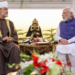 New Delhi: Prime Minister Narendra Modi and Sultan of Oman Haitham Bin Tariq during their meeting at the Hyderabad House, in New Delhi, Saturday, Dec. 16, 2023.(IANS/PIB)