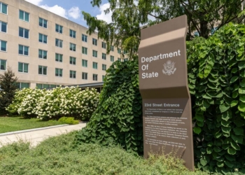 (250711) -- WASHINGTON, July 11, 2025 (Xinhua) -- Photo taken on July 11, 2025 shows the U.S. Department of State building in Washington, D.C., the United States. The U.S. Department of State has begun firing more than 1,300 people as part of a dramatic overhaul of the agency, U.S. media reported on Friday. (Xinhua/Hu Yousong)