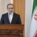 (250225) -- TEHRAN, Feb. 25, 2025 (Xinhua) -- Iranian Foreign Minister Seyed Abbas Araghchi speaks at a joint press conference with Russian Foreign Minister Sergei Lavrov (not in the picture) in Tehran, Iran, on Feb. 25, 2025. Iran will not negotiate over its nuclear program while facing external pressure or sanctions, Iranian Foreign Minister Seyed Abbas Araghchi declared Tuesday during a joint press conference with his visiting Russian counterpart, Sergei Lavrov, in Tehran. (Xinhua/Shadati)