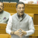 New Delhi:  Minister of State Jitin Prasada speaks in the Lok Sabha during the Budget Session of Parliament in New Delhi on Tuesday, March 17, 2026. (Photo: IANS/Video Grab/Sansad TV)