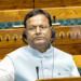 New Delhi: Union Minister of State for Finance Pankaj Chaudhary in the Lok Sabha during the second part of the Budget Session of Parliament in New Delhi on Monday, March 30, 2026. (IANS/Sansad TV)