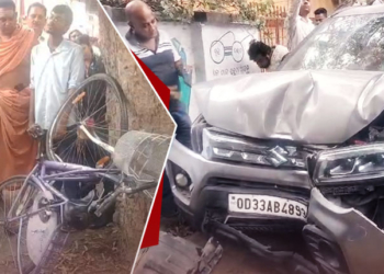 Road Accident – Jagatsinghpur’s college student