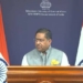 MEA spokesperson Randhir Jaiswal