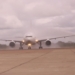 HARARE, Jan. 20, 2020 (Xinhua) -- A Boeing 777-200 aircraft arrives at the Robert Gabriel Mugabe International Airport in Harare, Zimbabwe, Jan. 20, 2020. Zimbabwe's state-owned airline, Air Zimbabwe, on Monday took delivery of one of the two Boeing 777-200 aircrafts bought by government from Malaysia as part of efforts to revive its struggling national carrier. (Photo by Shaun Jusa/Xinhua/IANS)