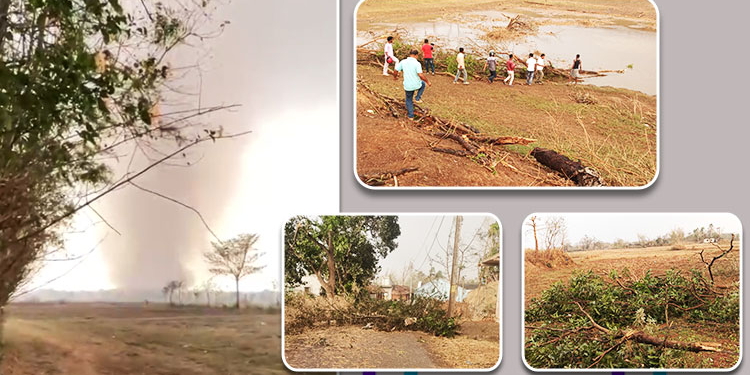 Tornado Hits Mayurbhanj