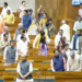 New Delhi: Prime Minister Narendra Modi in the Lok Sabha during the special sitting of the Budget Session 2026, participating in a debate on the Womens Reservation Bill, at Parliament House in New Delhi on Thursday, April 16, 2026. (Photo: IANS/Sansad TV)