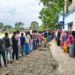 North 24 Parganas: Voters stand in a queue to cast their vote during the second phase of the West Bengal assembly elections in the Deganga Assembly constituency, North 24 Parganas, on Wednesday, April 29, 2026. (Photo: IANS/Biplab Banerjee)
