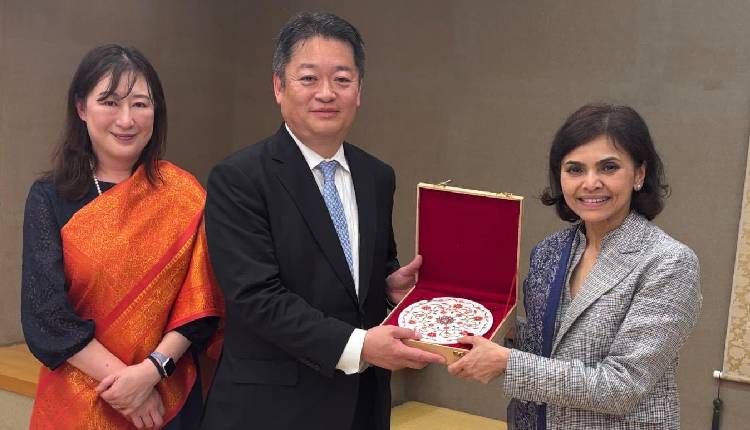Indian Envoy, Yamanashi Prefecture Governor Discuss Strengthening India-Japan Ties