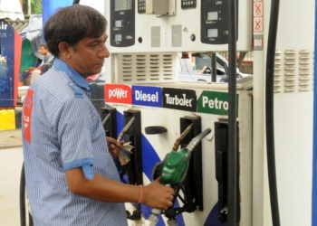 Kolkata: An employee refills petrol in a vehicle at a petrol pump as petrol touches Rs 99.1 in the city and some other city of state touches Rs 100 in Kolkata on Saturday, July 03, 2021. (Photo: Kuntal Chakrabarty/ IANS)