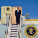Beijing: US President Donald Trump arrives in Beijing aboard a special aircraft for a state visit to China at the invitation of Chinese President Xi Jinping, in Beijing, China on Wednesday, May 13, 2026. (Xinhua via IANS)