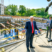 Washington D.C.: US President Donald Trump gives members of the media a look at the White House Ballroom construction project at the White House in Washington D.C. on Tuesday, May 19, 2026. (Photo: IANS/X/@WhiteHouse)