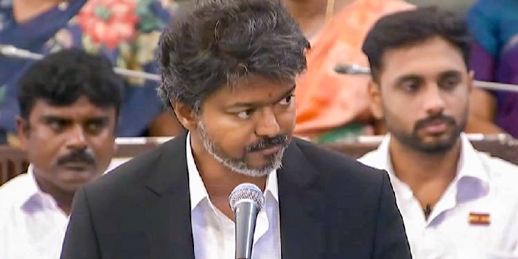 Tamil Nadu Chief Minister C. Joseph Vijay
