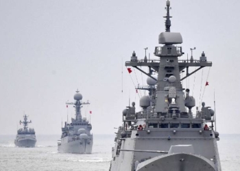 S. Korean naval ships