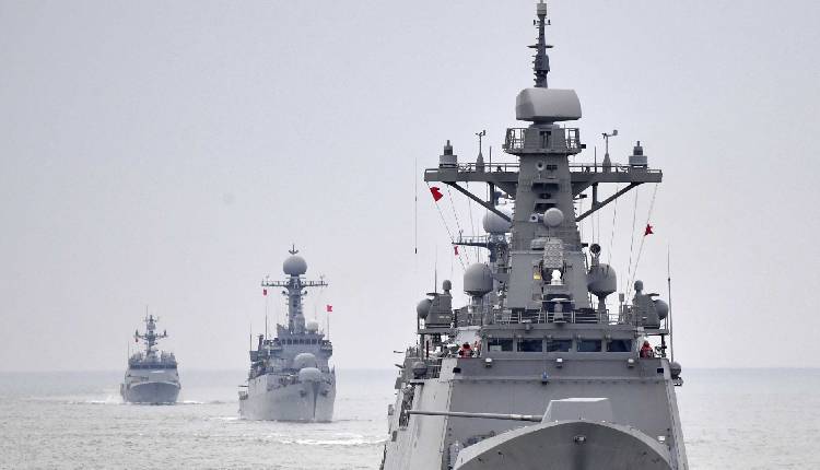 S. Korean naval ships