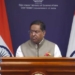 MEA spokesperson Randhir Jaiswal