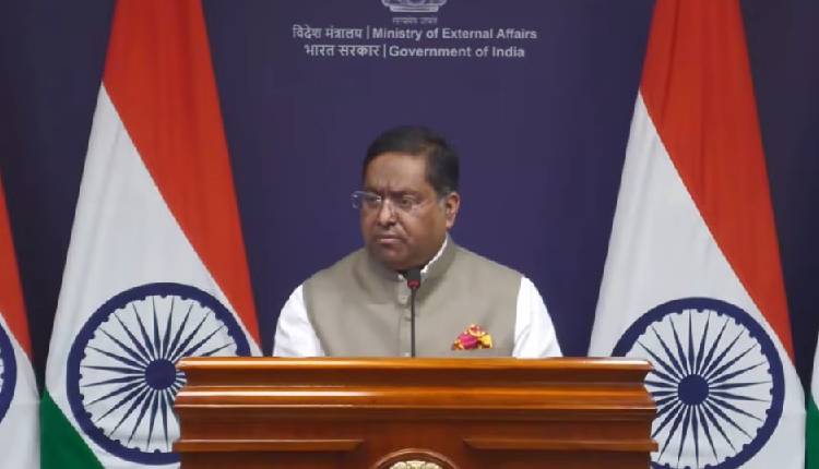 MEA spokesperson Randhir Jaiswal