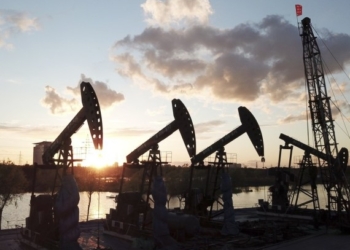 Aerial photo shows the sunset view of Daqing Oilfield in Daqing, northeast China's Heilongjiang Province, May 24, 2021. (Xinhua/Wang Jianwei/IANS)